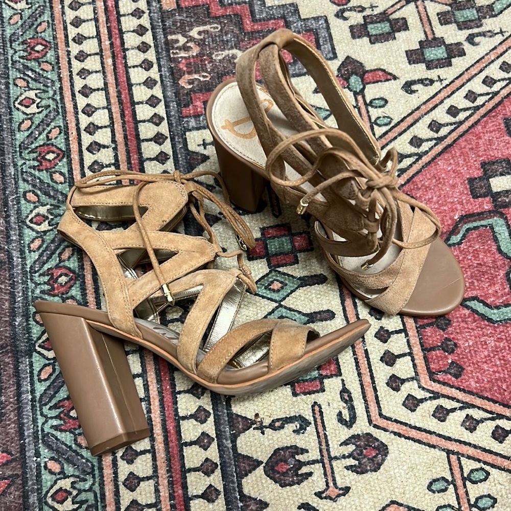Sam Edelman lace up heels
